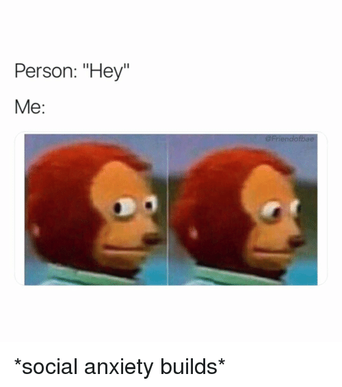 social anxiety meme