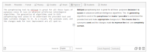 Paraphrasing Tool by Editpad